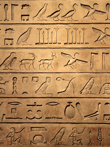 Egyptian hieroglypics