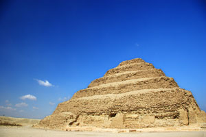 step pyramid of djozer - saqqara, egypt